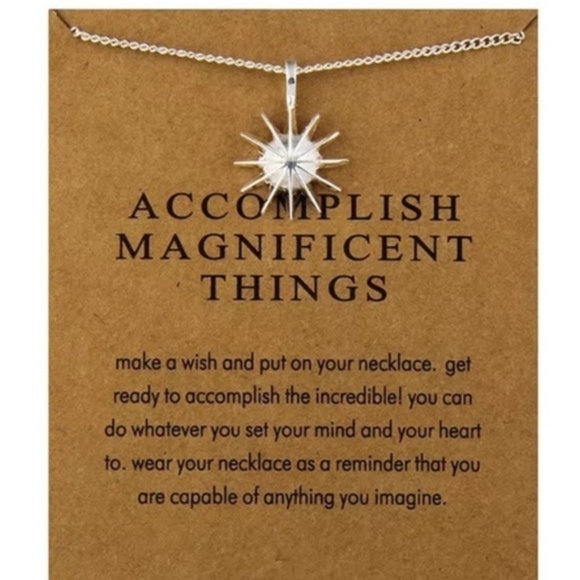 Jewelry - 5 for $25 Silver Color Star Pendant Necklace